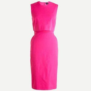 J. Crew Never Worn with Tags Pink Sleeveless Sheath Midi Dress